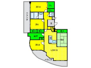 住之江フタバビルの物件間取画像